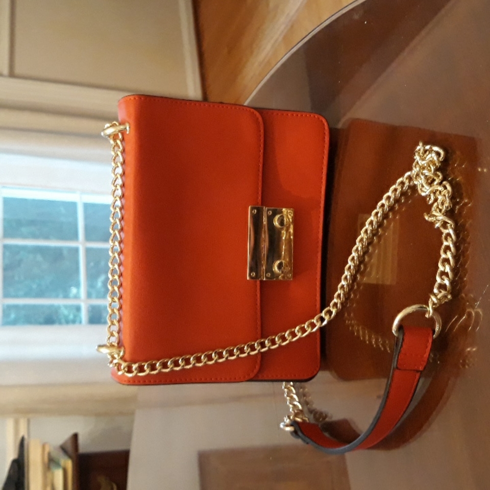BCBG small red shoulder bag